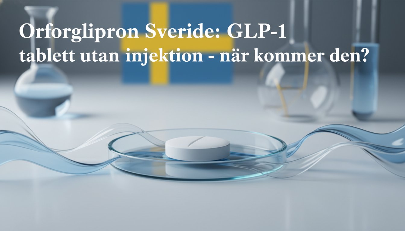 Orforglipron Sweden: GLP-1 tablet without injection - when will it arrive
