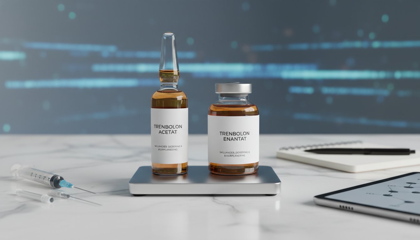Acétate de trenbolone vs énanthate : différences, posologie et régime