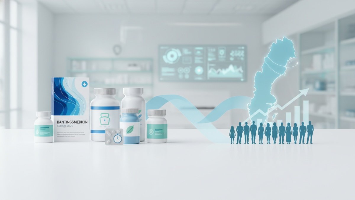Slimming medicine in Sweden 2026: all options in one row