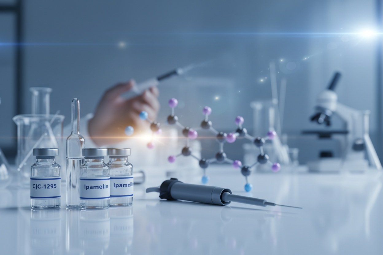 CJC-1295 och Ipamorelin – Tillväxthormonpeptider Förklarade