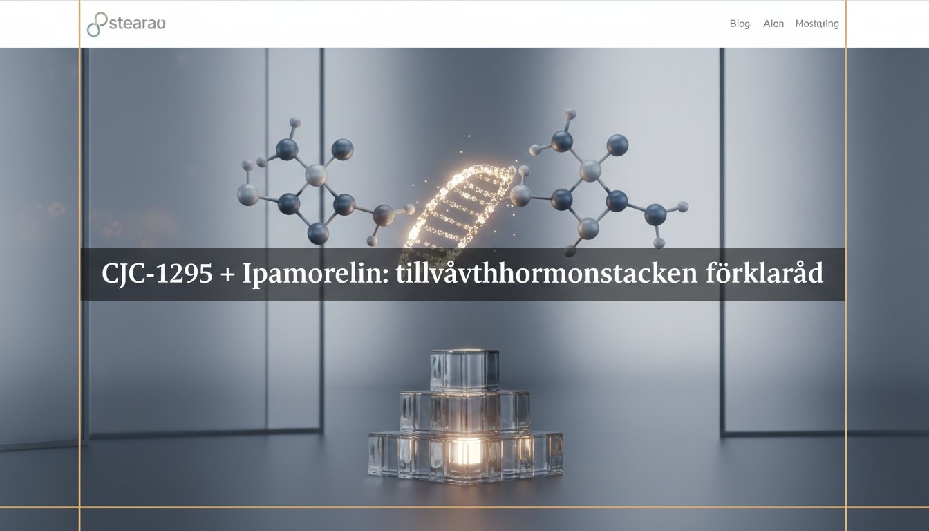 CJC-1295 + Ipamorelin: tillväxthormonstacken förklarad